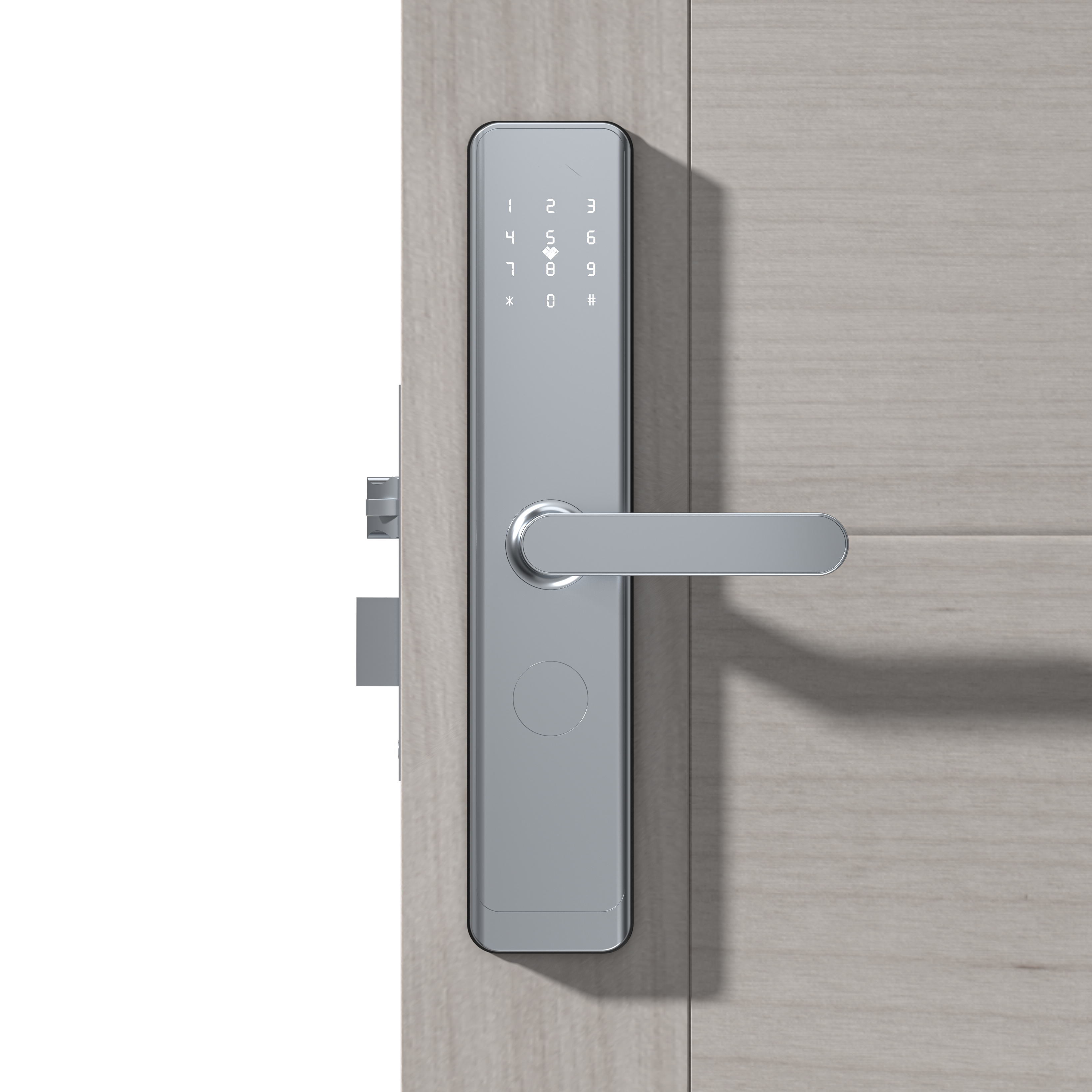 Smart Nest pametna hotelska brava H1 silver