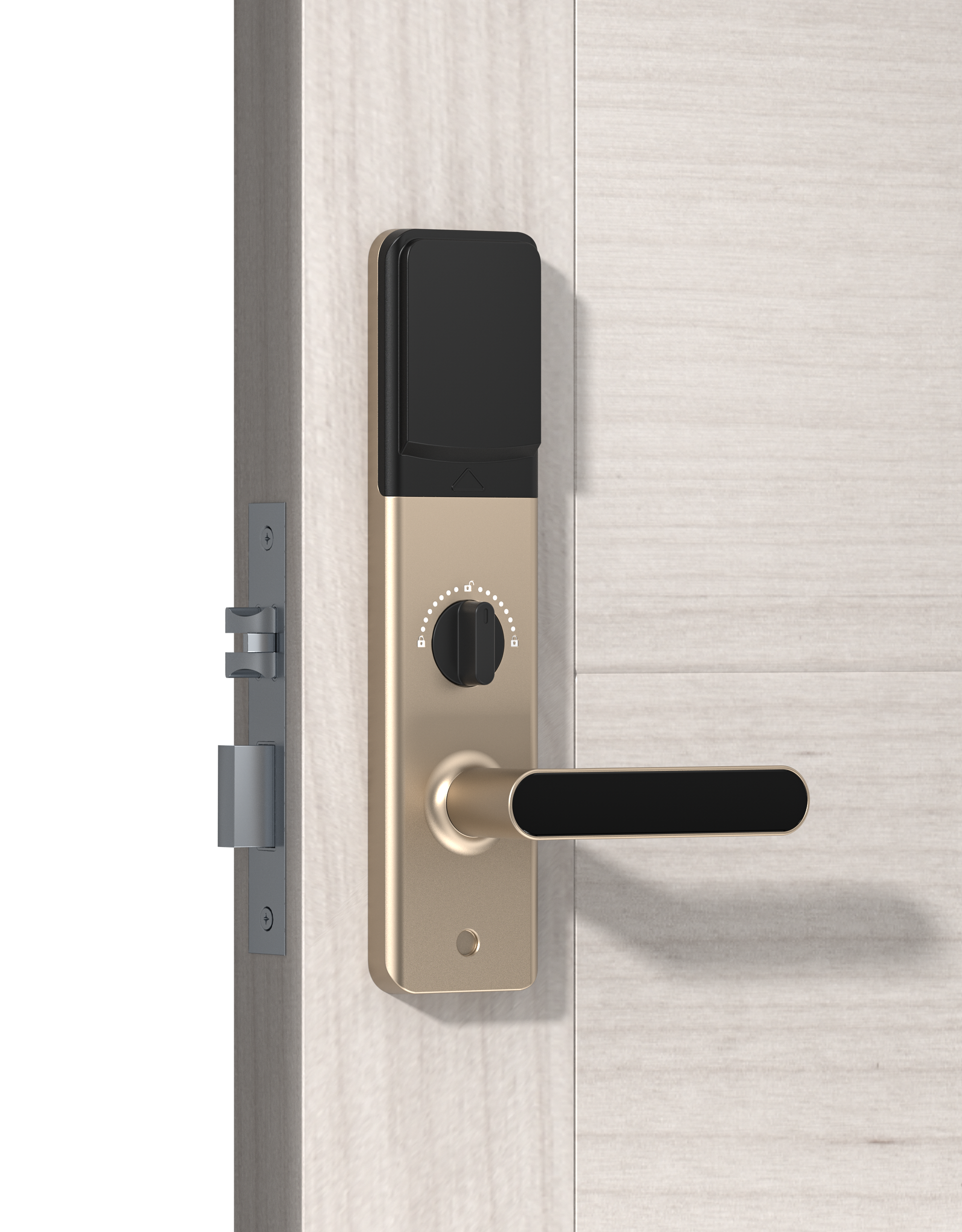 Smart Nest pametna hotelska brava H2 sa šifrom i karticom bronze - Image 6