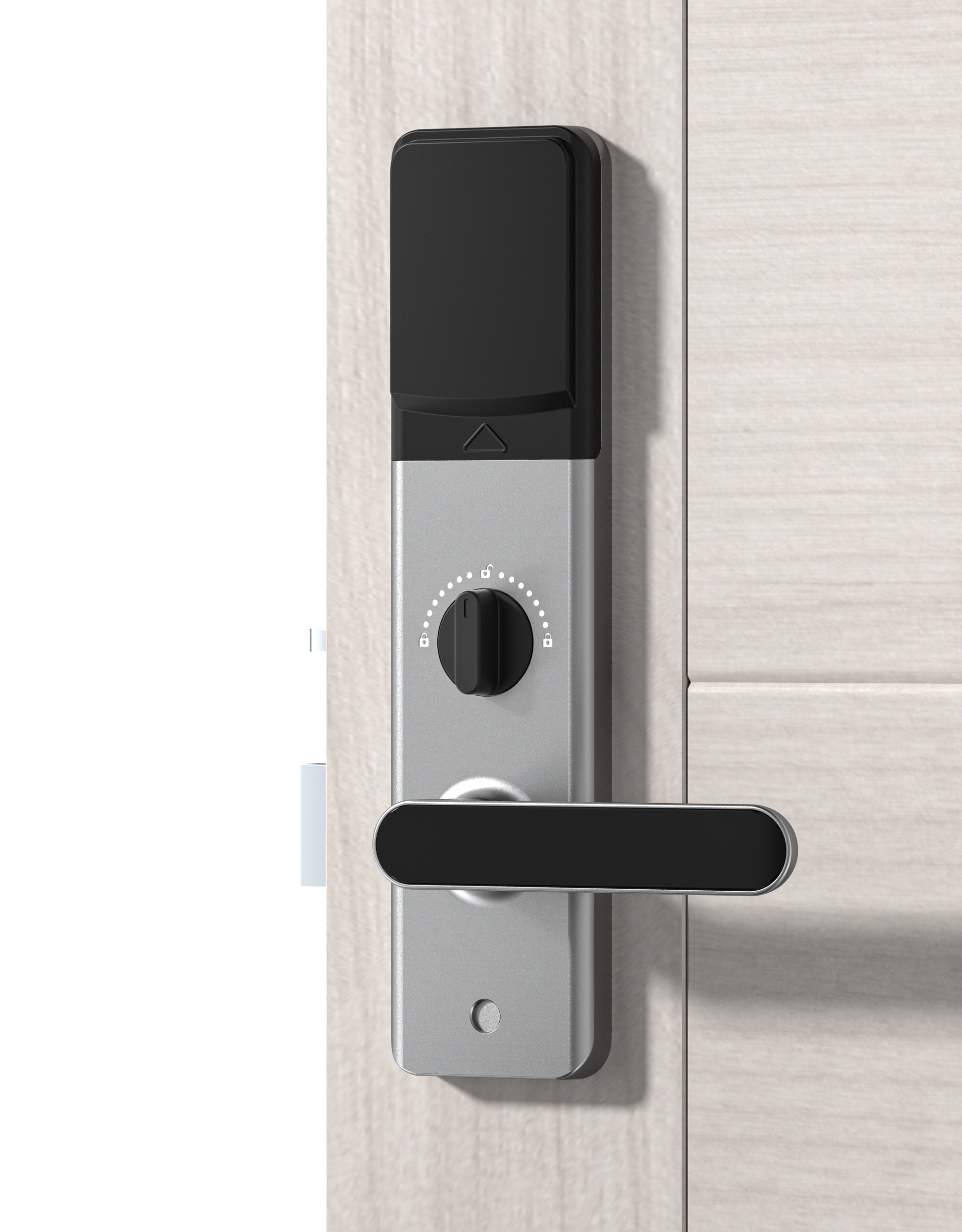Smart Nest pametna hotelska brava H2 sa šifrom i karticom silver - Image 5